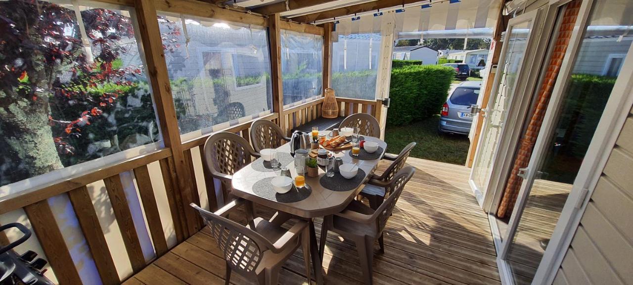 Mobilhome 2Ch Climatise-Terrasse Fermee-4 Velos-Camping 4 Etoiles Les Charmettes Les Mathes Ngoại thất bức ảnh